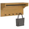 vidaXL Wandgarderobe SANDNES 87x30x42 cm Massivholz Kiefer