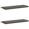 vidaXL 2-teilige Bankkissen SOEST 2 stk. 100 % Polyester Grau