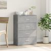 vidaXL Sideboard Betongrau 60x31x84 cm Holzwerkstoff
