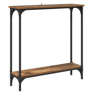 vidaXL Konsolentisch Altholz 75 x 22,5 x 75 cm Holzwerkstoff