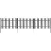 vidaXL Lattenzaun mit Pfosten 3 Stk. WPC 600x120 cm