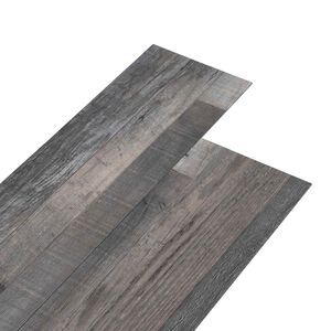vidaXL Selbstklebende Bodenbelagsdiele Industrielles Holz 4,46 m&sup2;