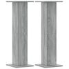 vidaXL Pflanzenst&auml;nder 2 Stk. Grau Sonoma 30x30x95 cm Holzwerkstoff