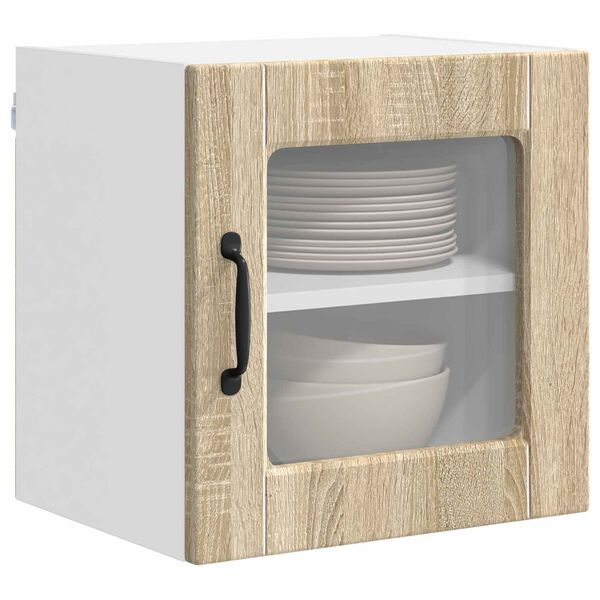 vidaXL K&uuml;chenschrank 2 pcs Sonoma-Eiche 40 x 31 x 40 cm Holzwerkstoff