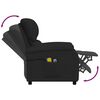 vidaXL Massagesessel Elektrisch Schwarz Stoff