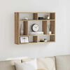 vidaXL Wandregal Artisan-Eiche 75x16x55 cm Holzwerkstoff