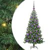 vidaXL Weihnachtsbaum mit 150 LEDs mit St&auml;nder Gr&uuml;n 120 cm PVC