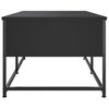 vidaXL Couchtisch Schwarz 100x51x40 cm Holzwerkstoff