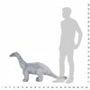 vidaXL Pl&uuml;schtier Brachiosaurus Stehend Pl&uuml;sch Grau XXL