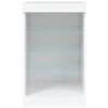 vidaXL Sideboard mit LED-Leuchten Wei&szlig; 41x37x67 cm
