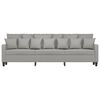 vidaXL 3-Sitzer-Sofa Hellgrau 210 cm Stoff