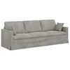 vidaXL Sofa Hellgrau 228 x 78 x 80 cm Samt