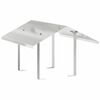 vidaXL Kaminhaube Silber 50 x 60 x 37 cm Edelstahl