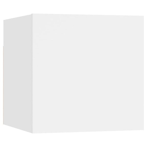 vidaXL 6-tlg. TV-Schrank-Set Wei&szlig; Holzwerkstoff