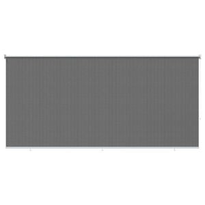 vidaXL Au&szlig;enrollo 90% UV-Block Hellgrau 306 x 200 cm HDPE