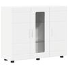 vidaXL Holzschrank mit Speicher Wei&szlig; 88,5 x 30,5 x 73 cm Holzwerkstoff