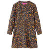 vidaXL Kinderkleid mit Langen &Auml;rmeln Marineblau 116