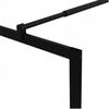 vidaXL Duschwand f&uuml;r Begehbare Duschen mit Hartglas Schwarz 90x195 cm