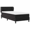 vidaXL Boxspringbett mit Matratze Schwarz 90 x 200 cm Samt