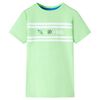 Kinder T-Shirt Neongr&uuml;n 104