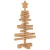 vidaXL Holz Weihnachtsbaum KOTKA 60 cm Massives Kiefernholz