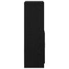 vidaXL K&uuml;chenschrank Schwarz 57x41,5x131,5 cm Holzwerkstoff