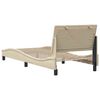 vidaXL Bettgestell ohne Matratze "Hanko" Creme 90x200 cm Stoff