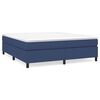 vidaXL Boxspringbettgestell Blau 180x200 cm Stoff