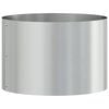 vidaXL Pflanzenring Silber 30 x 30 x 20 cm Verzinkter Stahl