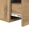vidaXL Nachttisch 2 pcs Artisan-Eiche 35 x 35 x 20 cm Holzwerkstoff