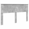 vidaXL Bettrahmen Beton Grau 150 x 200 cm Massives Kiefernholz