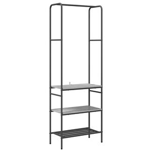 vidaXL Kleiderst&auml;nder Grau Sonoma 60 x 30 x 171 cm Holzwerkstoff