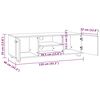 vidaXL TV-Schrank Grau Sonoma 110x40x35 cm Holzwerkstoff
