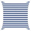 vidaXL Sonnensegel Blau und Wei&szlig; 2 x 2 m 100 % Polyester Oxford