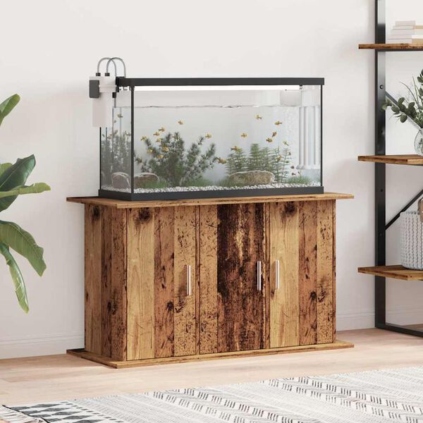 vidaXL Aquariumst&auml;nder Altholz-Optik 101x41x58 cm Holzwerkstoff