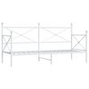 vidaXL Tagesbett ohne Matratze Wei&szlig; 80x200 cm Stahl