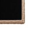 vidaXL 15-tlg. Garten-Essgruppe mit Auflagen Poly Rattan Beige