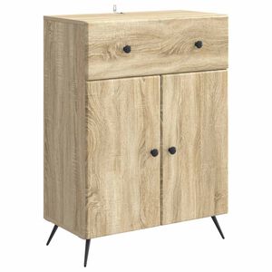 vidaXL Sideboard Sonoma-Eiche 66 x 34,5 x 90 cm Holzwerkstoff