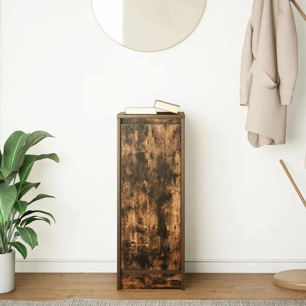 vidaXL Sideboard Räuchereiche 29,5x34x76 cm Holzwerkstoff