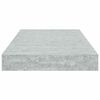 vidaXL Schweberegale 4 Stk. Betongrau 40x23x3,8 cm MDF