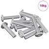 vidaXL Schraube mit Sperre Uni 2647 pcs Silber Stahl