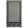 vidaXL Kleiderschrank Grau 87 x 49 x 159 cm Stoff