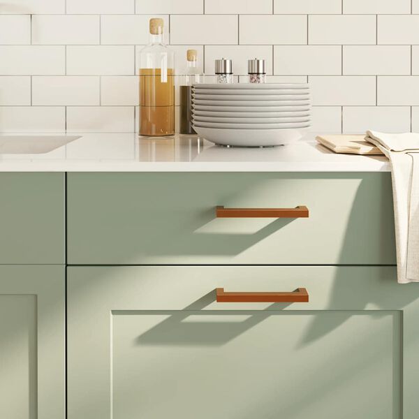 vidaXL M&ouml;belgriffe 10 Stk. Bronzen 128 mm Edelstahl