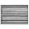vidaXL Magazinregal Graues Sonoma 100 x 12 x 70 cm Holzwerkstoff