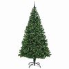 vidaXL K&uuml;nstlicher Weihnachtsbaum mit 300 LEDs mit St&auml;nder Gr&uuml;n 240 cm