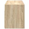 vidaXL Bad-Wandschrank Sonoma-Eiche 60x25x30 cm Holzwerkstoff