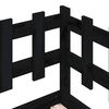 vidaXL Tagesbett Schwarz 90x190 cm Massivholz Kiefer