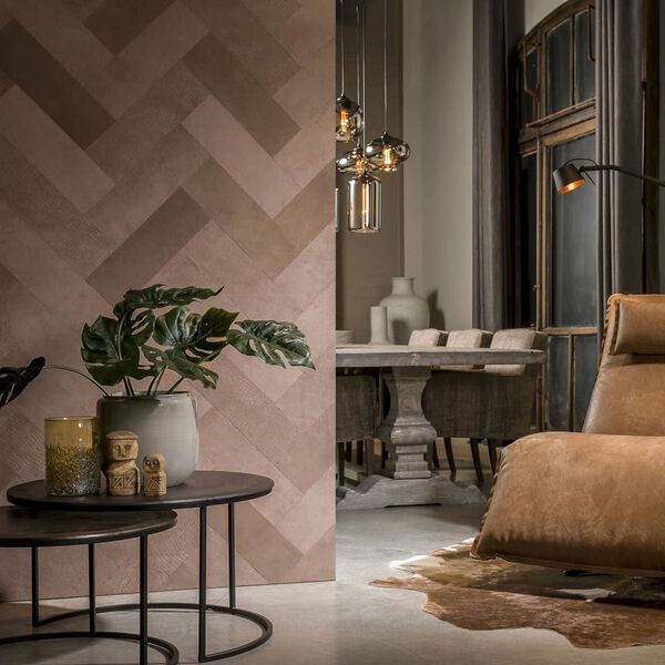 WallArt Leder-Wandpaneele Stubbs 16 Stk. Taupe