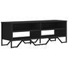 vidaXL TV-Schrank Schwarz 122x34x41 cm Holzwerkstoff