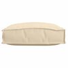vidaXL Kissen 2 pcs Beige 40 x 40 x 8 cm Oxford-Stoff